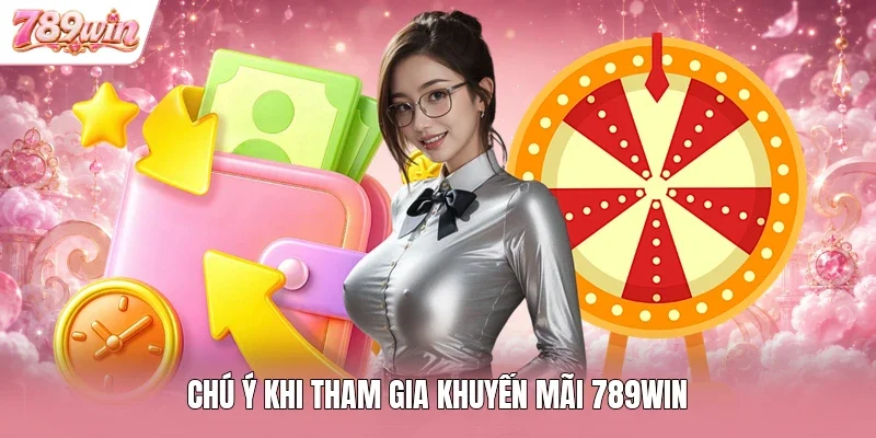 Chú ý khi tham gia khuyến mãi 789WIN